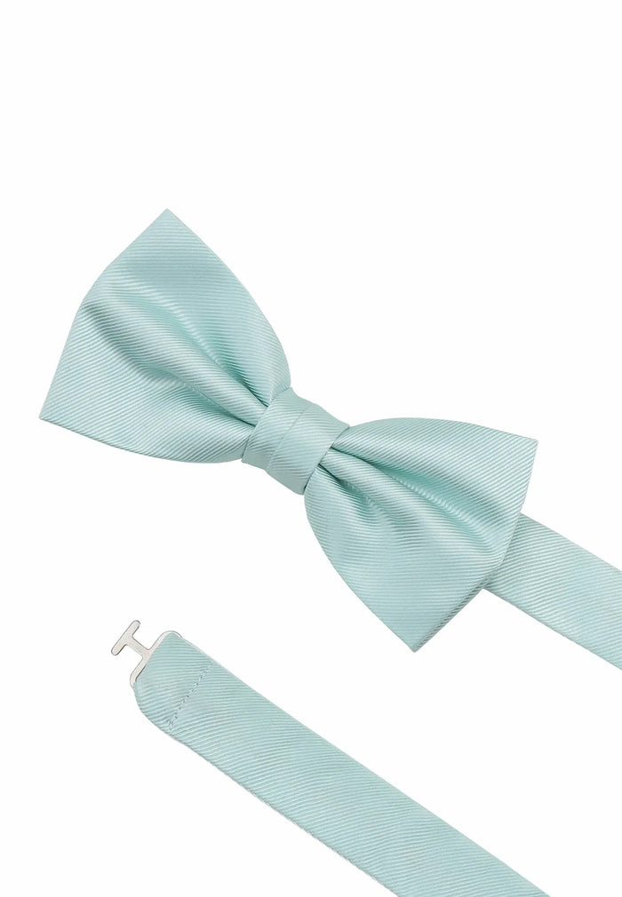 Men's silk bow tie - solid pastel colors