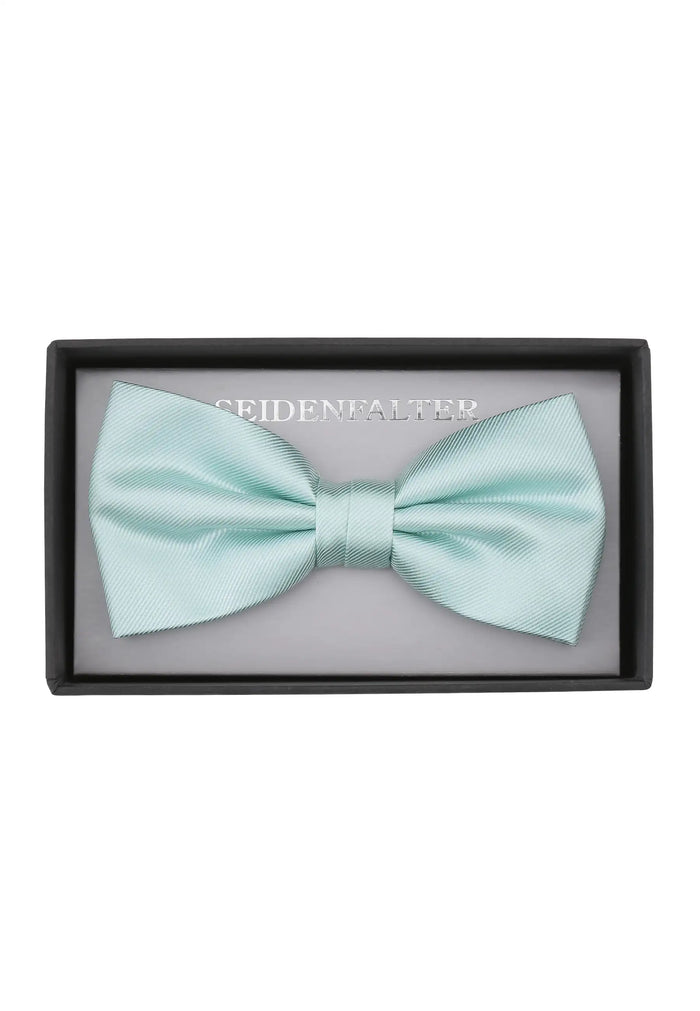 Men's silk bow tie - solid pastel colors