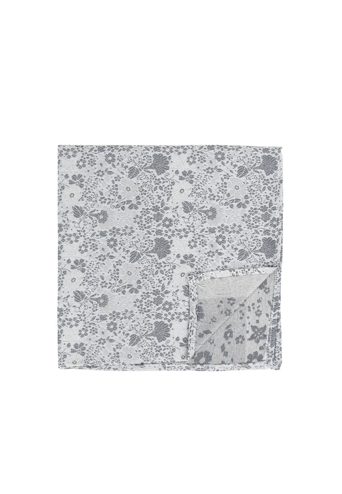 Wedding tie and pocket square set for men in silk – Floral