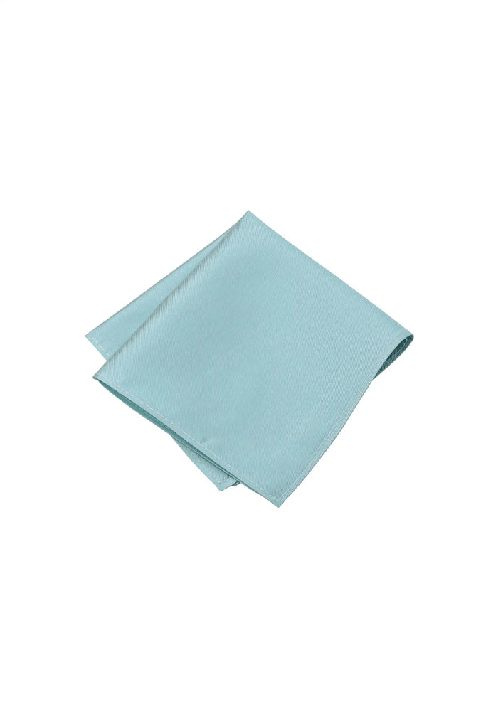 Men's silk pocket square - solid pastel colors