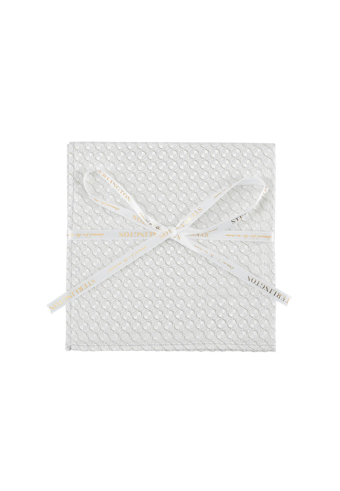Men's silk pocket square for weddings – Circles