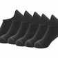 (Schwarz) Sneaker Socken Herren 3er Pack – Gesamtansicht alle Paare