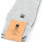 (Hellgrau) Herren Socken Uni mit Prince Bowtie Etikett – Verpackung
