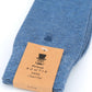 (Hellblau) Herren Socken Uni mit Prince Bowtie Etikett – Verpackung