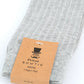 (Hellgrau) Herren Socken Rippstruktur mit Prince Bowtie Etikett – Verpackung
