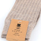 (Beige) Herren Socken Rippstruktur mit Prince Bowtie Etikett – Verpackung