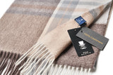(Beige) Cashmere Schal 100% Kaschmir – Detailansicht Prince Bowtie Label