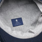 (Dunkelblau) Ballonmütze Tweed – Innenseite mit Prince Bowtie Label