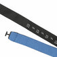 (Blau) fliege herren groessenband kragenweite einstellbar detail
