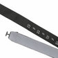 (Grau) fliege herren groessenband kragenweite einstellbar detail