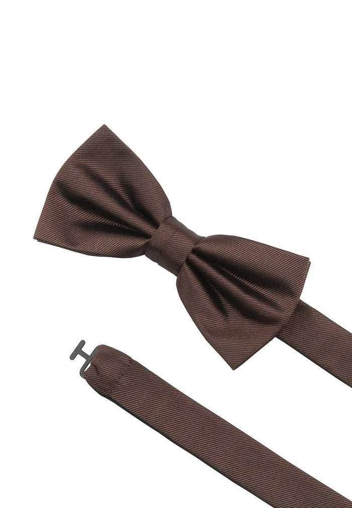 Men's silk bow tie – solid color
