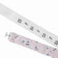 (Rosa) Größenband der Fliege mit Maßskala, Seide, florales Muster