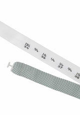 (Mint) Größenband der Fliege mit Verstellskala, Feinstruktur-Design