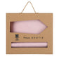 (Rosa) Krawatte Einstecktuch Set Herren Mikromuster Seide – Geschenkverpackung Prince Bowtie