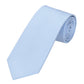 (Hellblau) krawatte herren 100 prozent seide picote 7 cm gerollt
