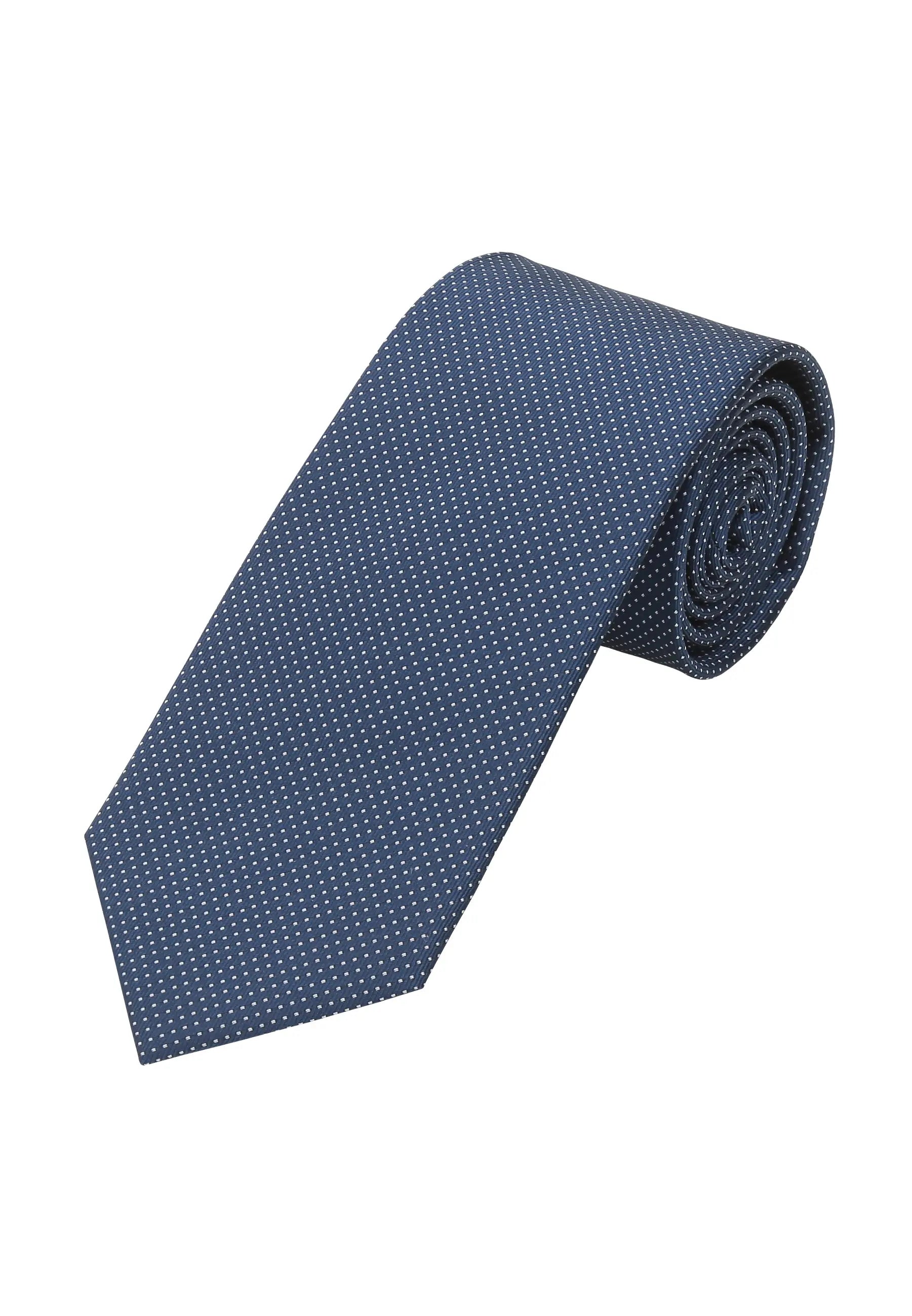 (Dunkelblau) krawatte herren 100 prozent seide picote 7 cm gerollt