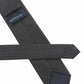 (Schwarz) seidenkrawatte herren picote verarbeitung label naht detail