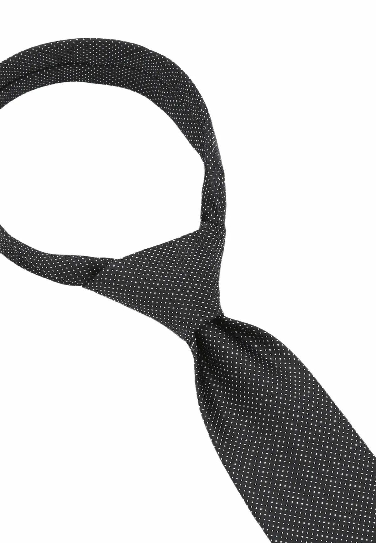 (Schwarz) herren seidenkrawatte picote detailansicht eleganter look