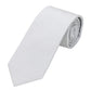 (Hellgrau) krawatte herren 100 prozent seide picote 7 cm gerollt