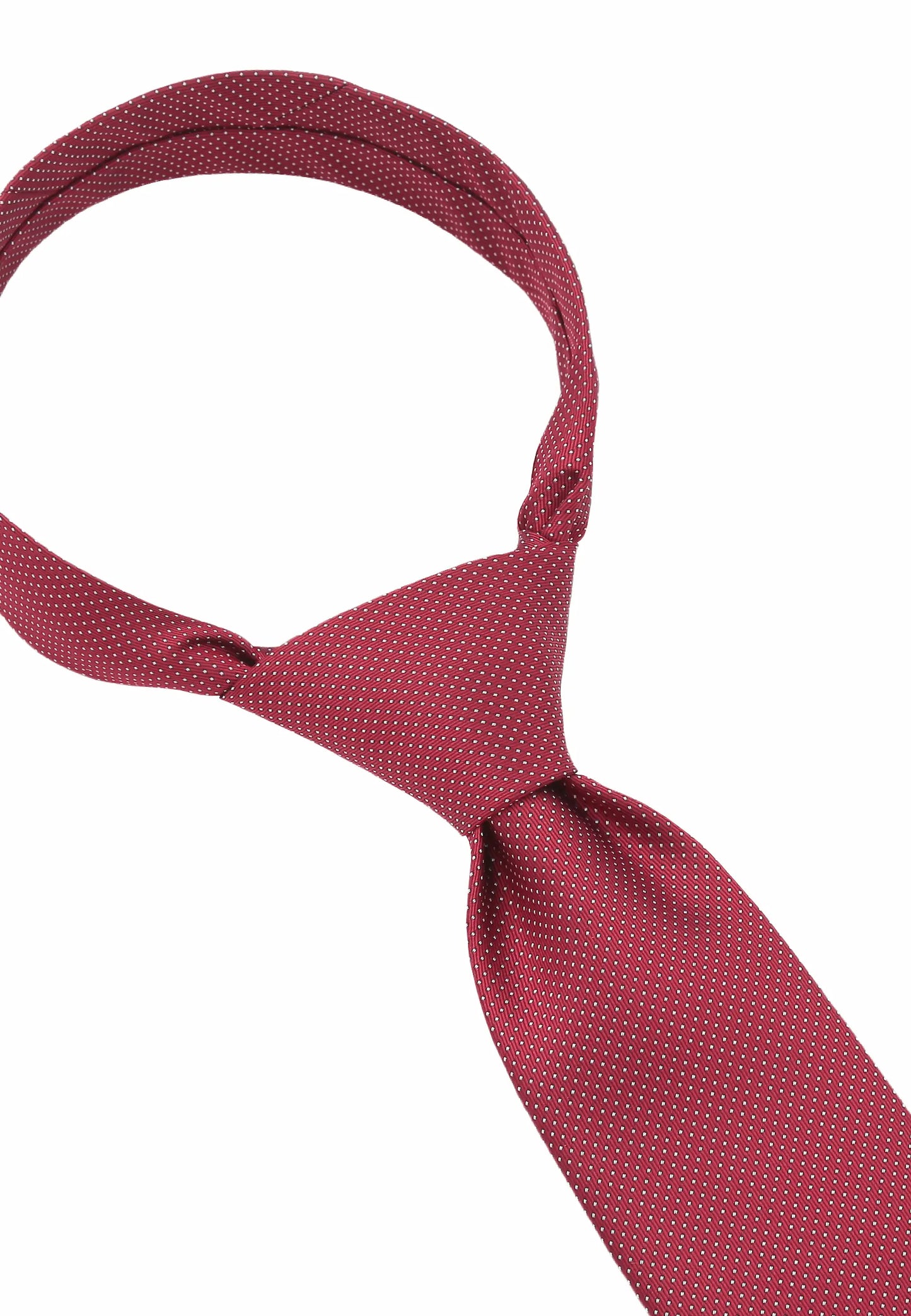 (Mittelrot) herren seidenkrawatte picote detailansicht eleganter look