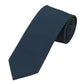(Dunkelblau) Uni Krawatte 7cm–7.5cm gerollt Vorderansicht