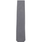 (Grau) Uni Krawatte 7cm–7.5cm flach Frontansicht