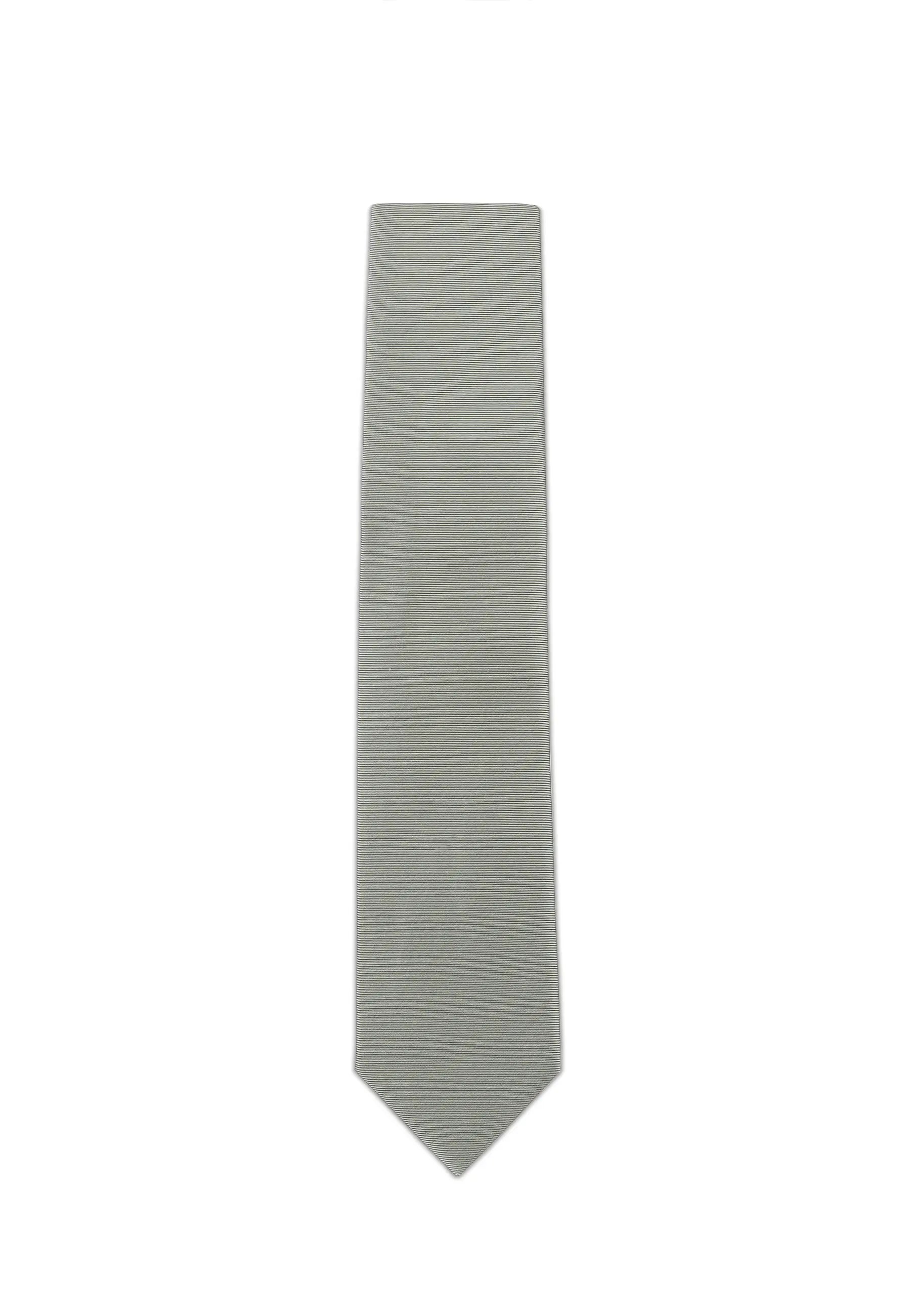(Mint) Uni Krawatte 7cm–7.5cm flach Frontansicht
