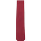 (Bordeaux) Uni Krawatte 7cm–7.5cm flach Frontansicht