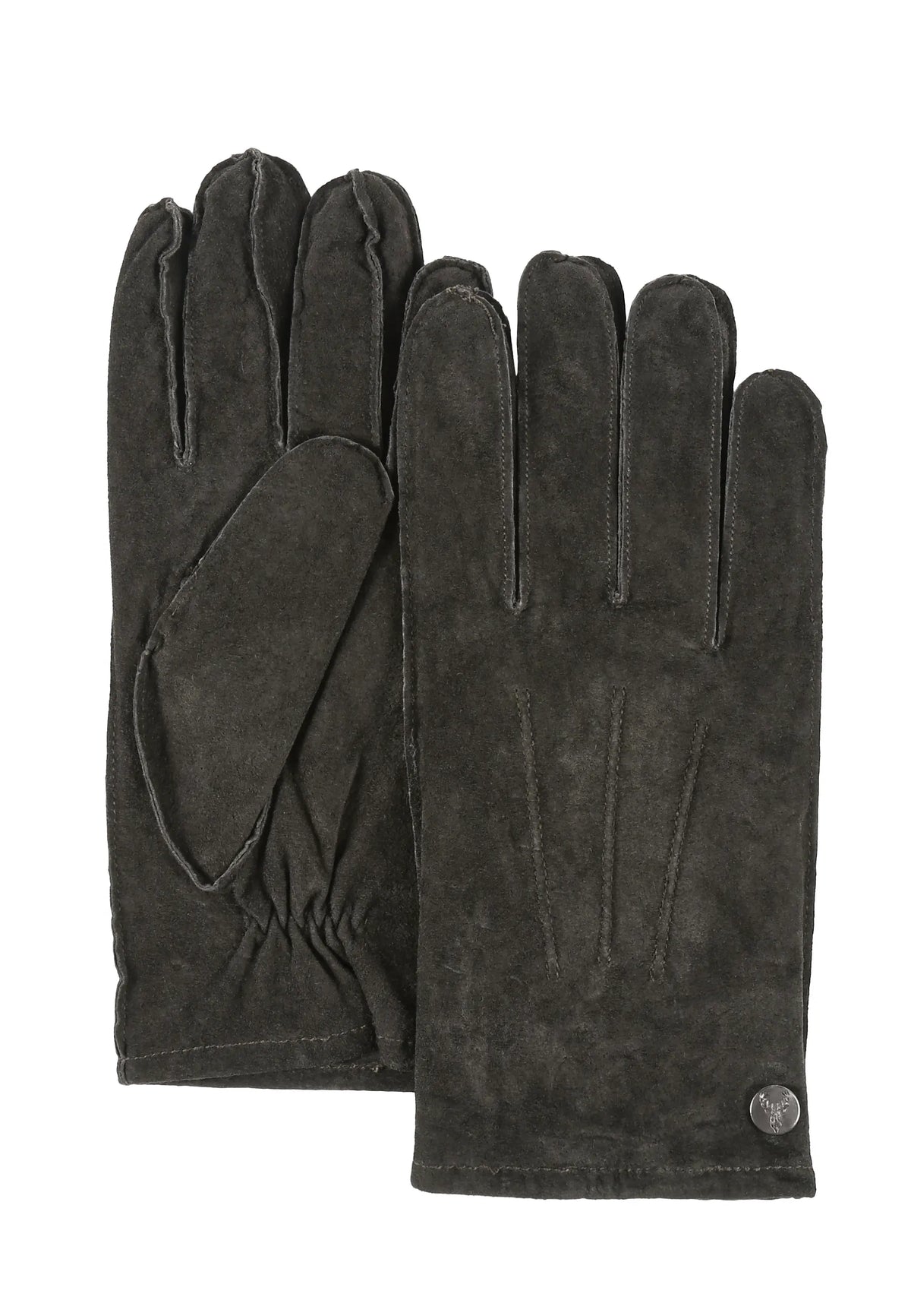 (Dunkelbraun) Wildlederhandschuhe Herren – Produktansicht