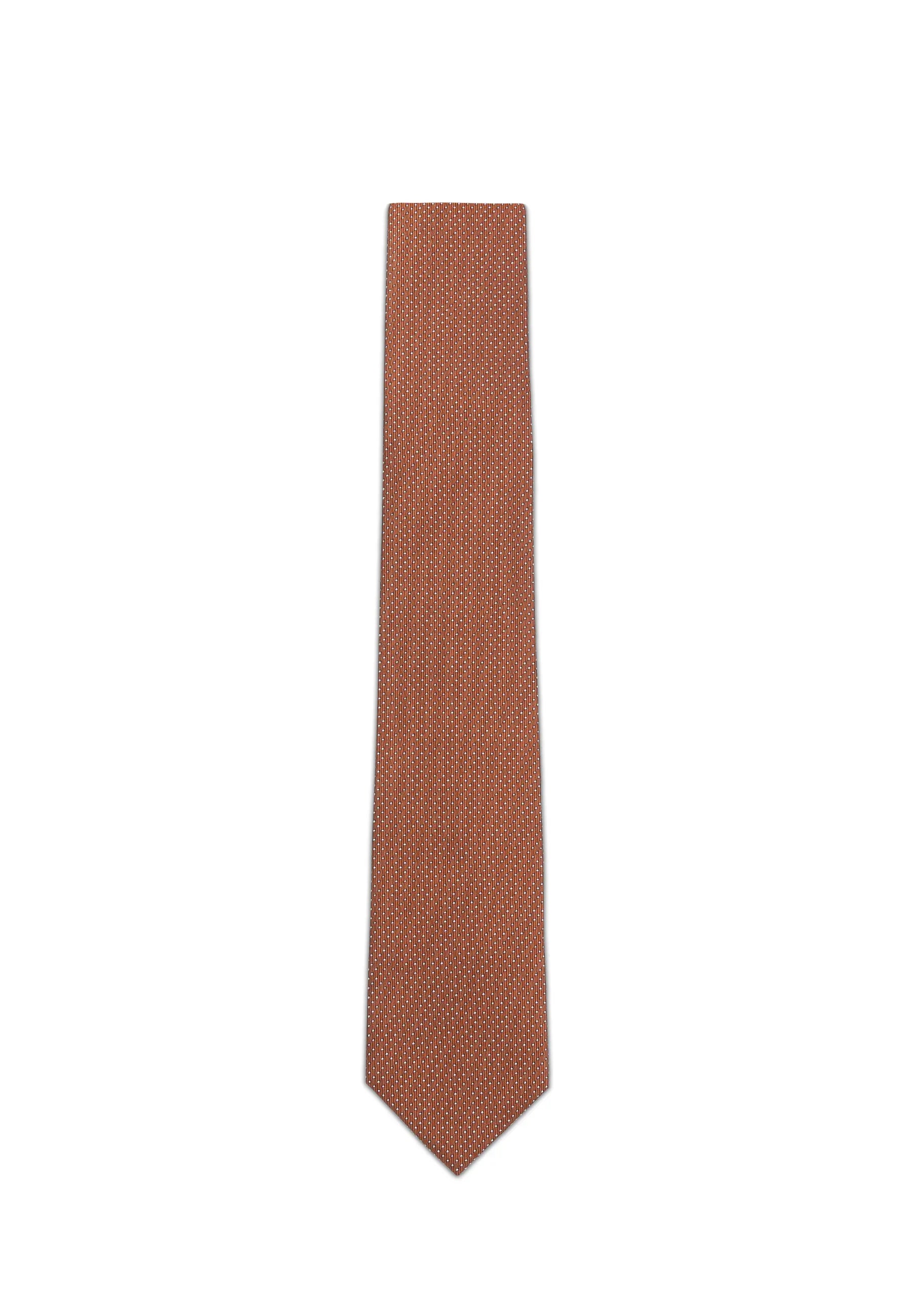 (Bronze) Picoté Krawatte Herren 100% Seide 6cm Produktansicht