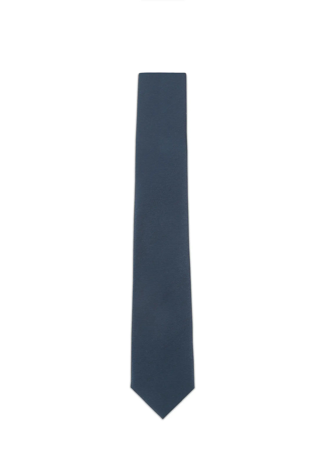 (Dunkelblau) Uni Seidenkrawtte Herren 6cm schmal in voller Länge