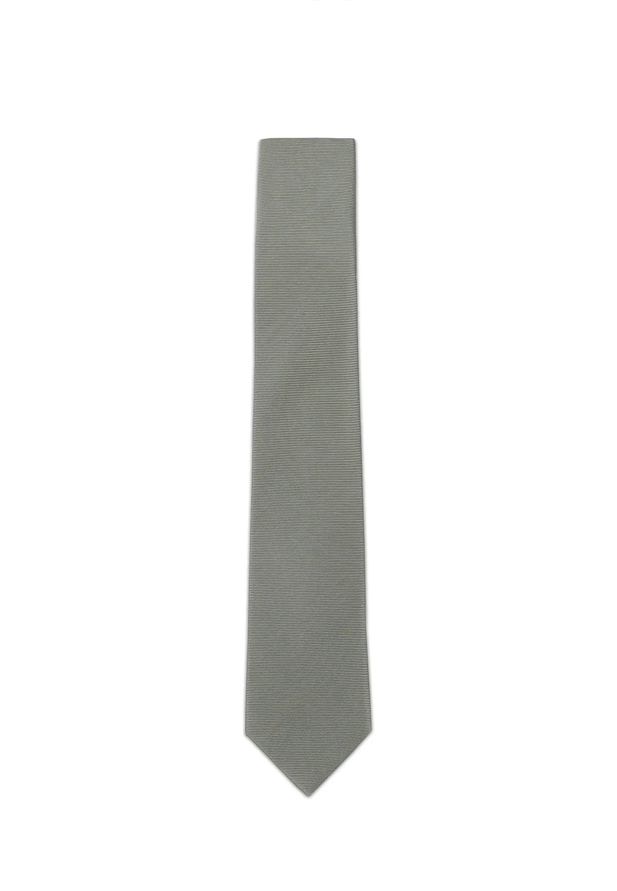 (Mint) Uni Seidenkrawatte Herren 6cm schmal in voller Länge