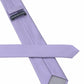 (Flieder) Uni Seidenkrawatte 6cm Rückseite mit Label Detail