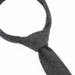 (Anthrazit) Krawatte Tweed Wolle – Knotendetail