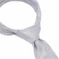 (Hellgrau) Krawatte Herren Paisley Seide – Knotenansicht