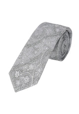 (Mint) Krawatte Herren Paisley Seide – gerollt