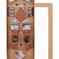 (Rot) Hosenträger Set Herren Blumenmuster mit Fliege – Geschenkbox