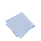 (Hellblau) hellblaues einstecktuch herren 28x28 cm aus 100 prozent baumwolle uni schraeg gefaltet