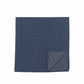 (Dunkelblau) Einstecktuch Herren aus 100% Seide Picoté 28x28cm Detailansicht