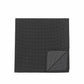 (Schwarz) Einstecktuch Herren aus 100% Seide Picoté 28x28cm Detailansicht