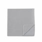 (Grau) Einstecktuch Herren aus 100% Seide Picoté 28x28cm Detailansicht