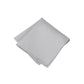 (Grau) Einstecktuch Herren aus 100% Seide Picoté 28x28cm gefaltet