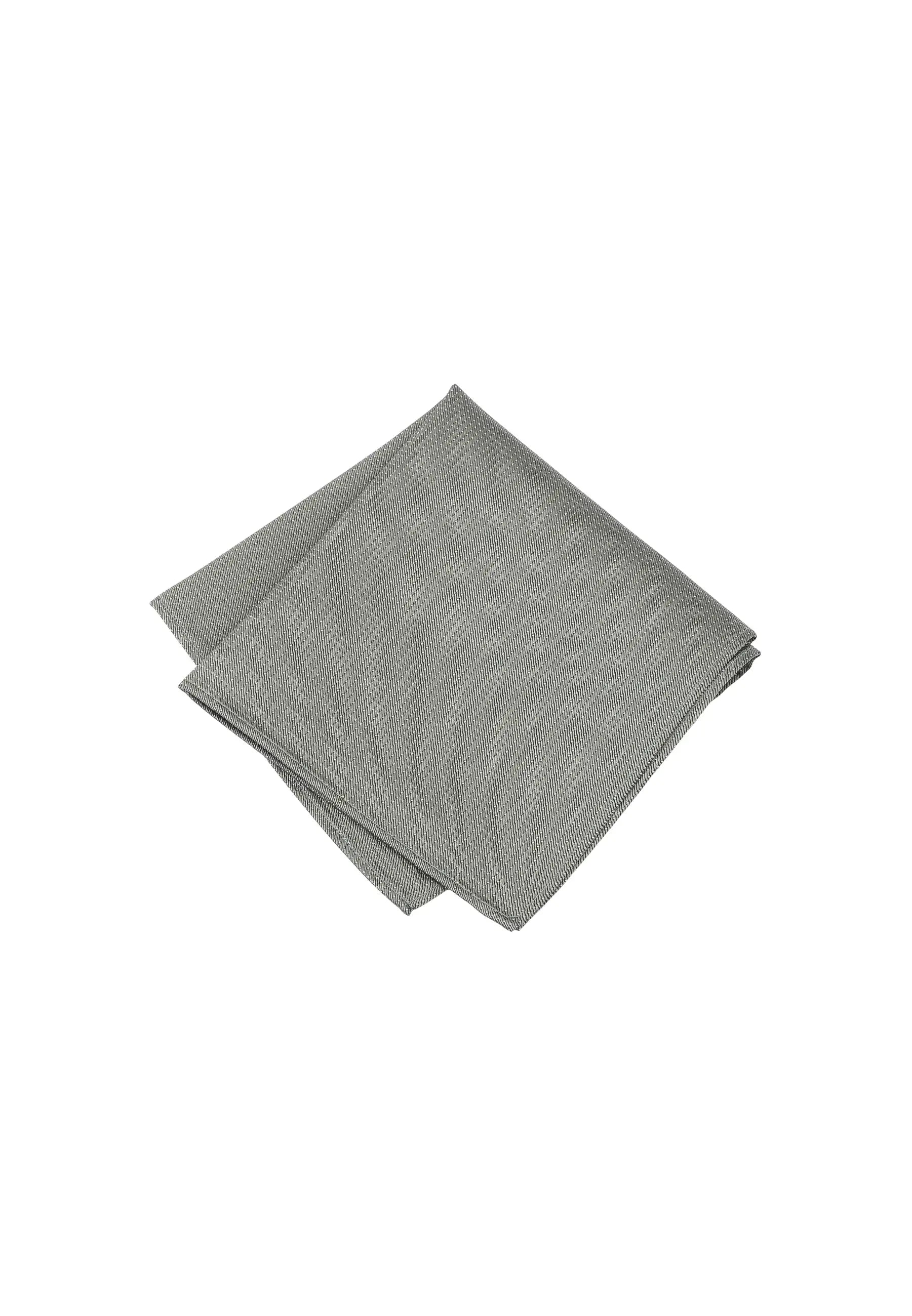 (Mint) Einstecktuch Herren aus 100% Seide Picoté 28x28cm gefaltet
