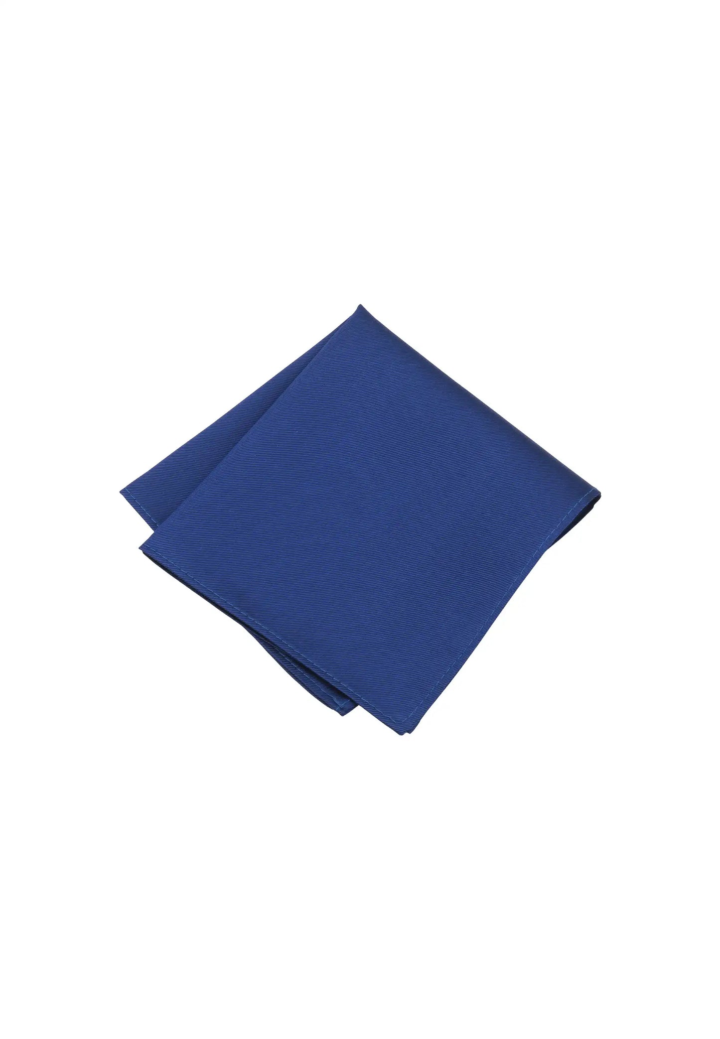 (Jeansblau) Uni Einstecktuch aus Seide gefaltet 28x28cm