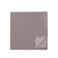 (Beige) Uni Einstecktuch aus Seide Rückseite 28x28cm