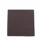 (Dunkelbraun) Uni Einstecktuch aus Seide 28x28cm