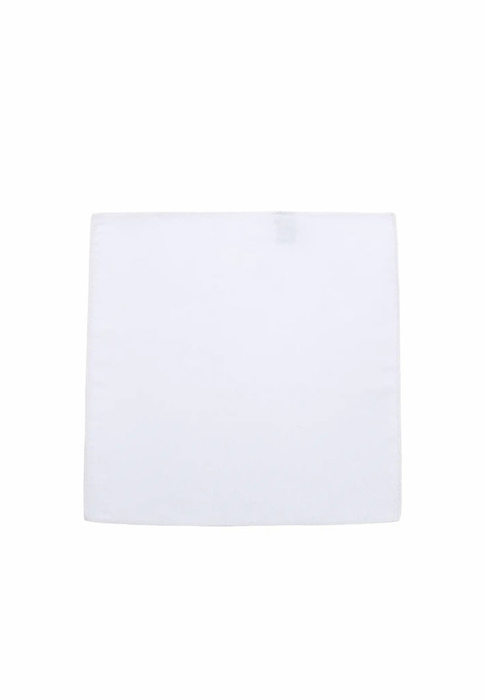 Men's silk pocket square – solid color