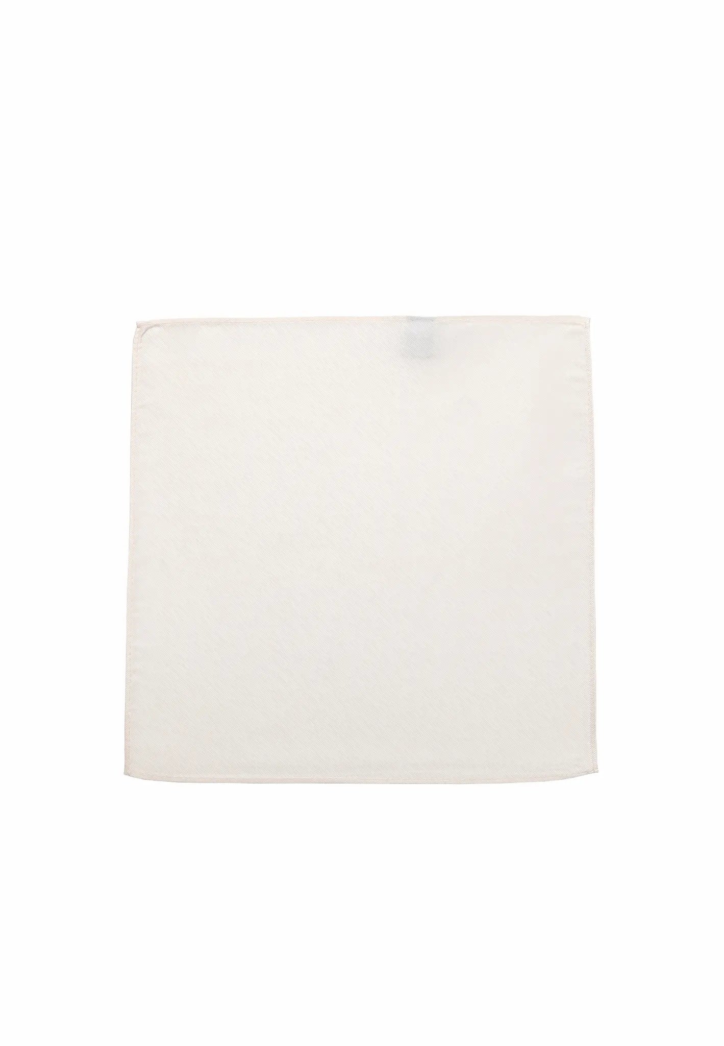 (Champagner) Uni Einstecktuch aus Seide 28x28cm