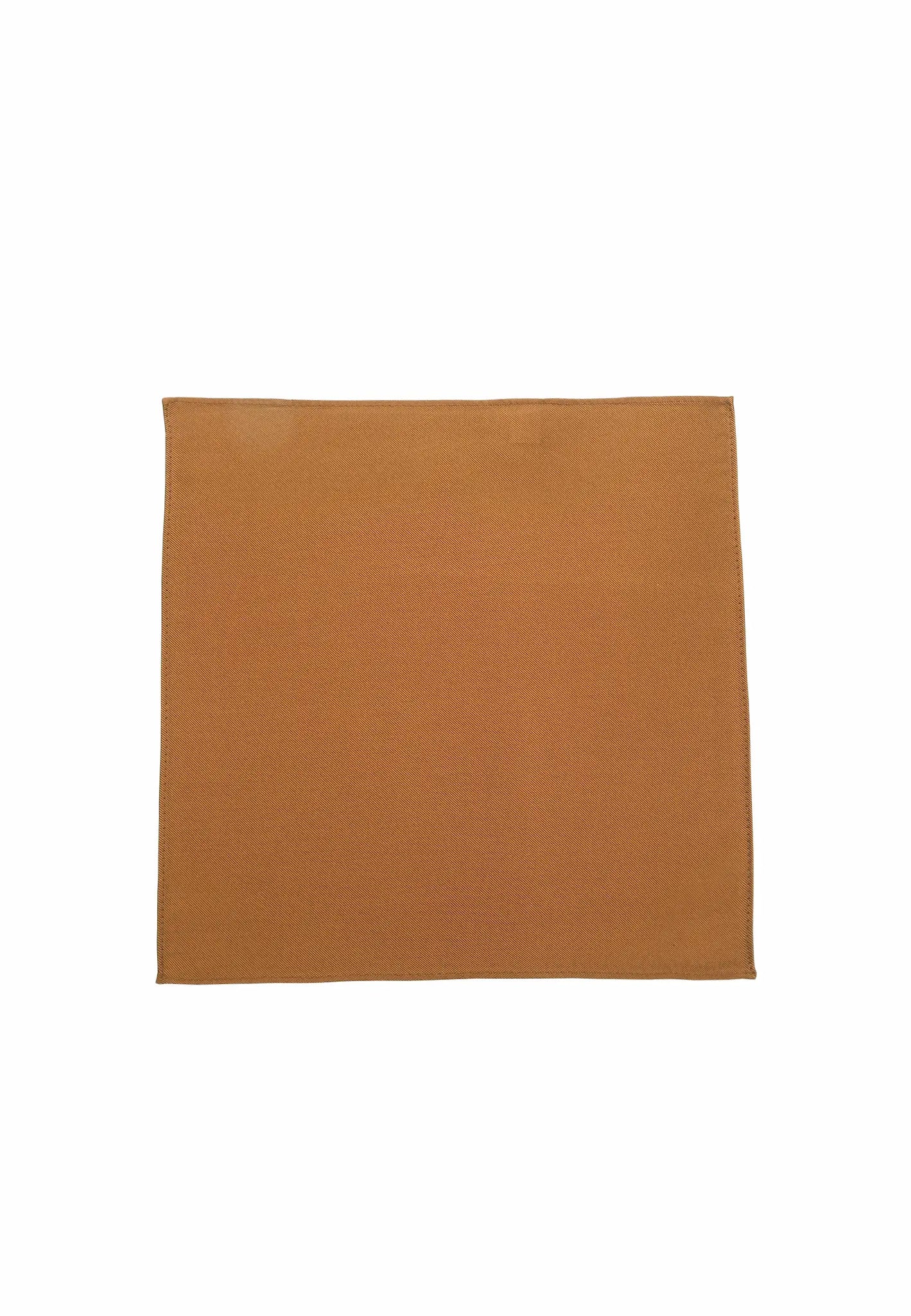 (Bronze) Uni Einstecktuch aus Seide 28x28cm