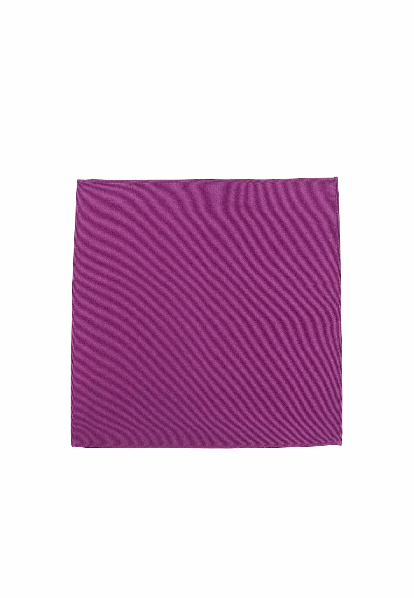 (Lila) Uni Einstecktuch aus Seide 28x28cm